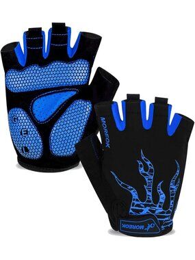 Half Finger Cycling Gloves with 5MM Gel | Anti-Slip Biking Gloves for Men